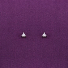  Teeny Triangles Casual Silver Studs Earrings