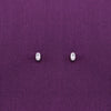 Oval Cut Crystals Casual Silver Studs Earrings