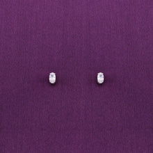  Oval Cut Crystals Casual Silver Studs Earrings