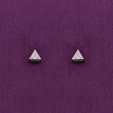 Tantalizing Triangles Big Casual Silver Studs Earrings