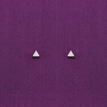  Tantalizing Triangles Small Casual Silver Studs Earrings