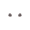 Sterling Knots Casual Silver Studs Earrings