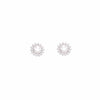 Minimalistic Smiley Silver Earrings