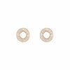 Rounds Of Radiance Casual Silver Studs Earrings