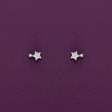  Crystal Stars Sterling Silver Earrings