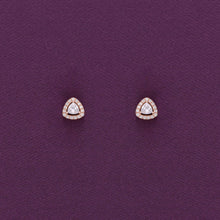  Tantalizing Triangles Silver Studs Earrings