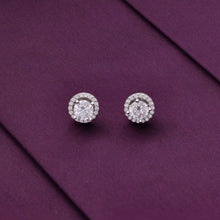  Shimmering Circular Statement Silver Studs Earrings