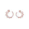 Stylish Coiled Statement Stud Gold Studs Earrings