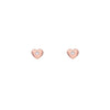 Dainty Silver Heart Casual Studs Earrings