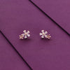 Crystal Flare Casual Silver Studs Earrings