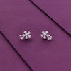 Crystal Flare Casual Silver Studs Earrings