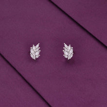 Trendy Leaf-style Silver Earrings