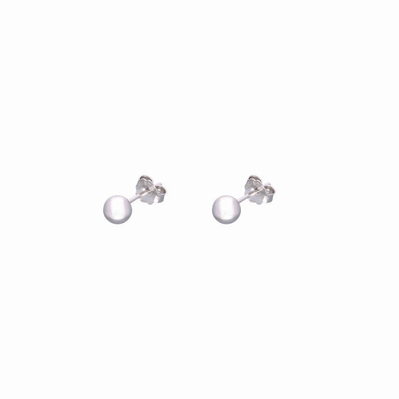 Silver Spheres Casual Studs Earrings