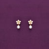 Vibrant Pearl Silver Drop Earrings