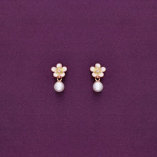  Vibrant Pearl Silver Drop Earrings