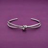 Men's Silver Knot Cuff Bracelet