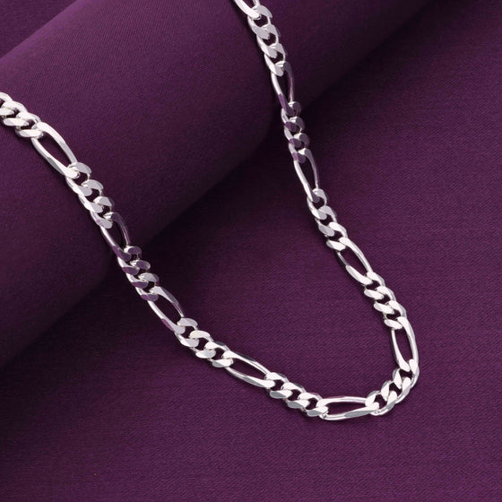 The Fused Figaro Silver Chain