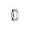 Men’s Zigzag Zircon Studded Band