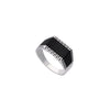 Men’s Greek Style Silver Statement Ring