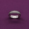 Men's Royal Finesse Zircon Silver Band