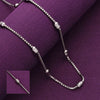 Sterling Silver Saturn Chain Necklace