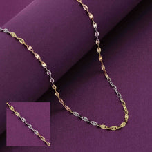  Multi Colour Sterling Silver Rolo Chain Layered Necklace