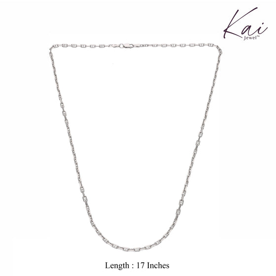 Sterling Chain-Link Silver Chain Necklace