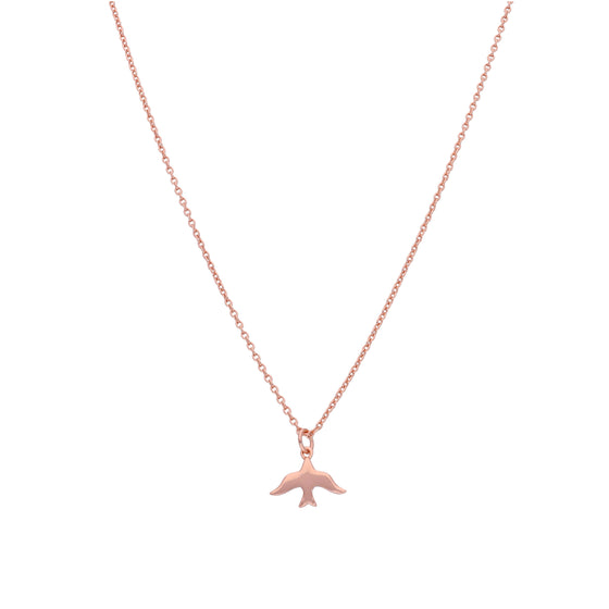 The Worthy Wings Casual Silver Necklace