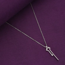  Stylish Abstract Zircon Casual Silver Necklace