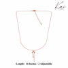 Stylish Abstract Zircon Casual Silver Necklace