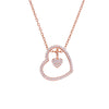 Heart of Hearts Silver Chain Necklace