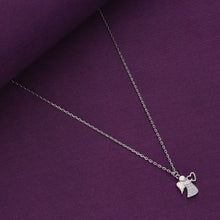  Single Angel with Heart Casual Silver Chain Necklace