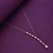  Sterling Pearl Drop Casual Rose Gold Necklace