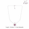 A Beautiful Ode of Love Casual Silver Chain Necklace