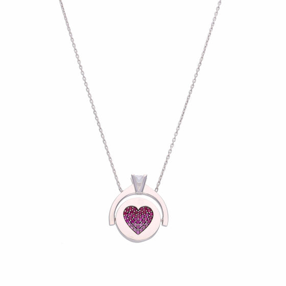 A Beautiful Ode of Love Casual Silver Chain Necklace