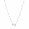 Three Twinkiling Stars Casual Silver Chain Necklace