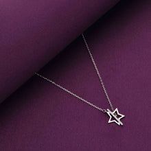  Shooting Star Casual Silver Necklace