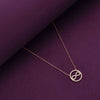 Pave Diamond Infinity Silver Necklace