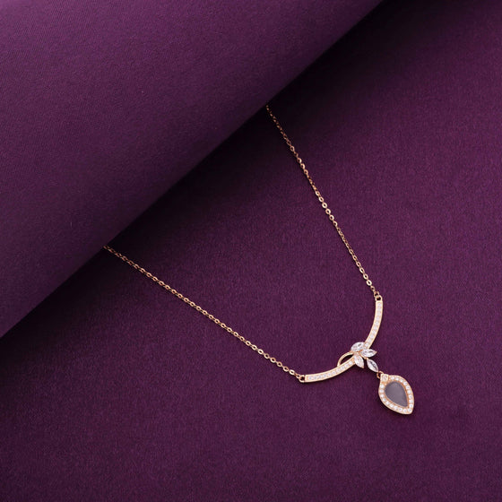 Grace Drop Silver Chain Necklace