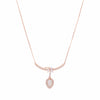 Grace Drop Silver Chain Necklace