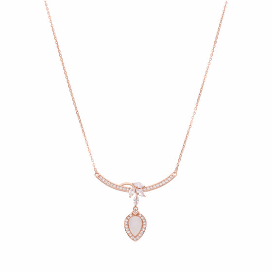 Grace Drop Silver Chain Necklace