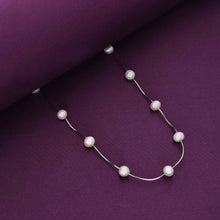  Pearl Essence Silver Necklace