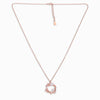 MINIMALISTIC STARRY SPECTACLE FLORAL SILVER NECKLACE