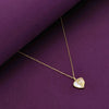 A Hearty Rose of Love Casual Silver Chain Necklace