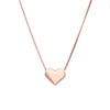 Hearty Charms of Love Casual Silver Chain Necklace