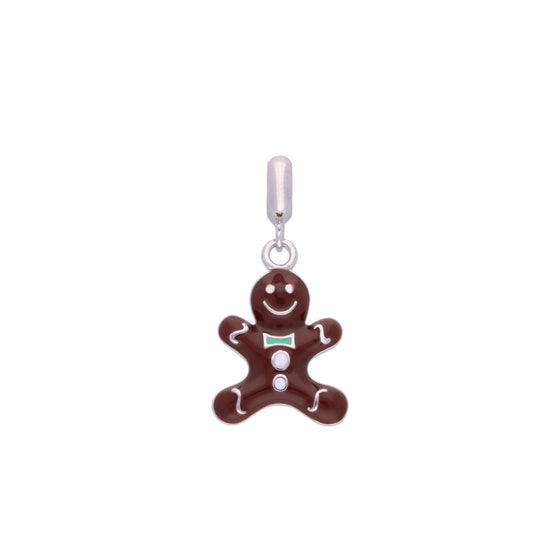 Charming Teddy Silver Pendant