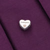 Dainty Heart Goddaughter Silver Pendant