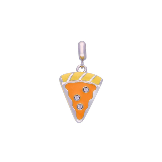 Sterling Butterscotch Pastry Silver Charm Pendant