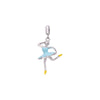 Sterling Ballerina Charm Jewelry Pendant