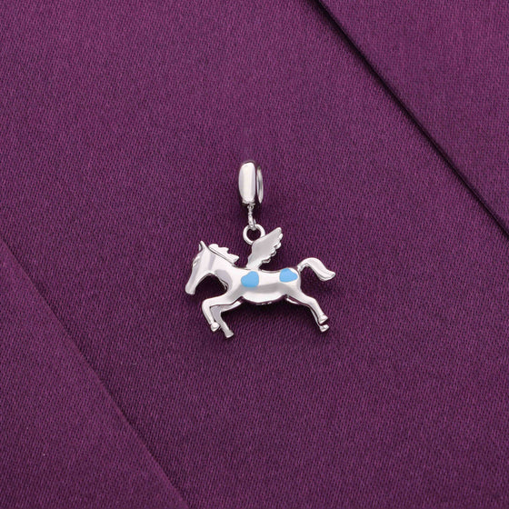 Stylish Unicorn Silver Pendant